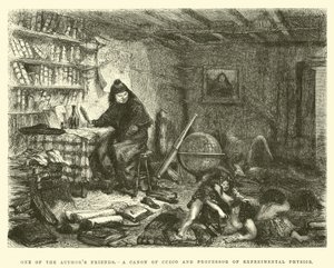 Een van de vrienden van de auteur, een kanunnik van Cuzco en professor in de experimentele natuurkunde door Edouard Riou